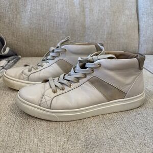 M Gemi Mens‎ Sneaker Size 39 US 6.5 Nubuck Perforated High Top Casual Shoe